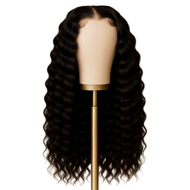 7x7 Cambodian Deep Wave Raw Hair HD Closure Wig