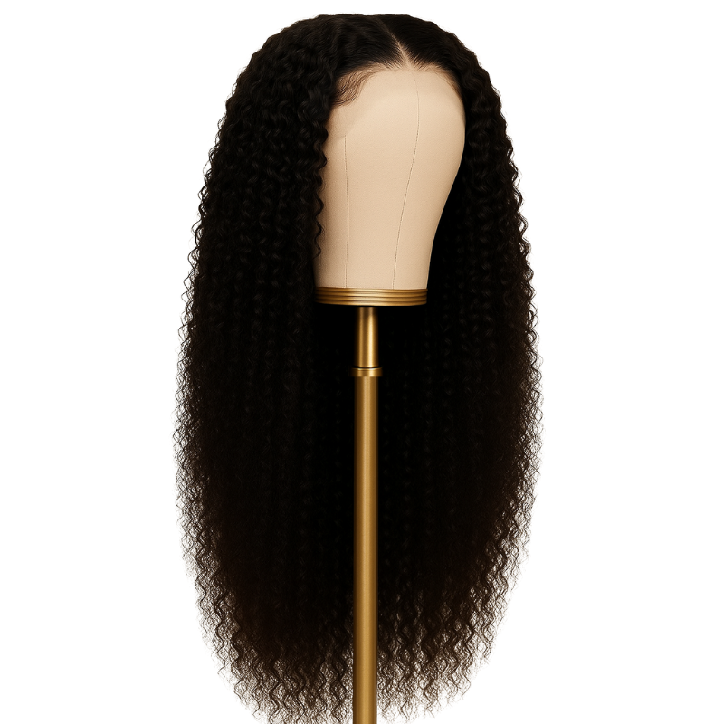 4x4 Burmese Curl Raw Hair HD Closure Wig