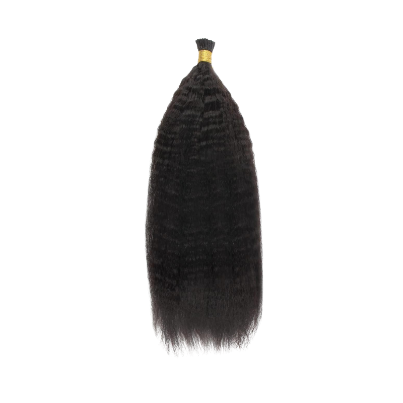 Burmese Kinky Straight Raw Hair I-Tip