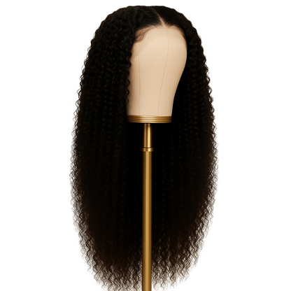 4x4 Burmese Curl Raw Hair HD Closure Wig