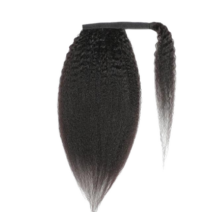 Burmese Kinky Straight Raw Hair Ponytail