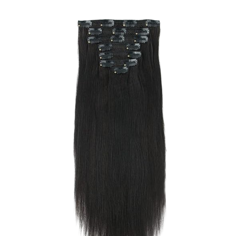 YAKI Straight Raw Hair Clip-Ins