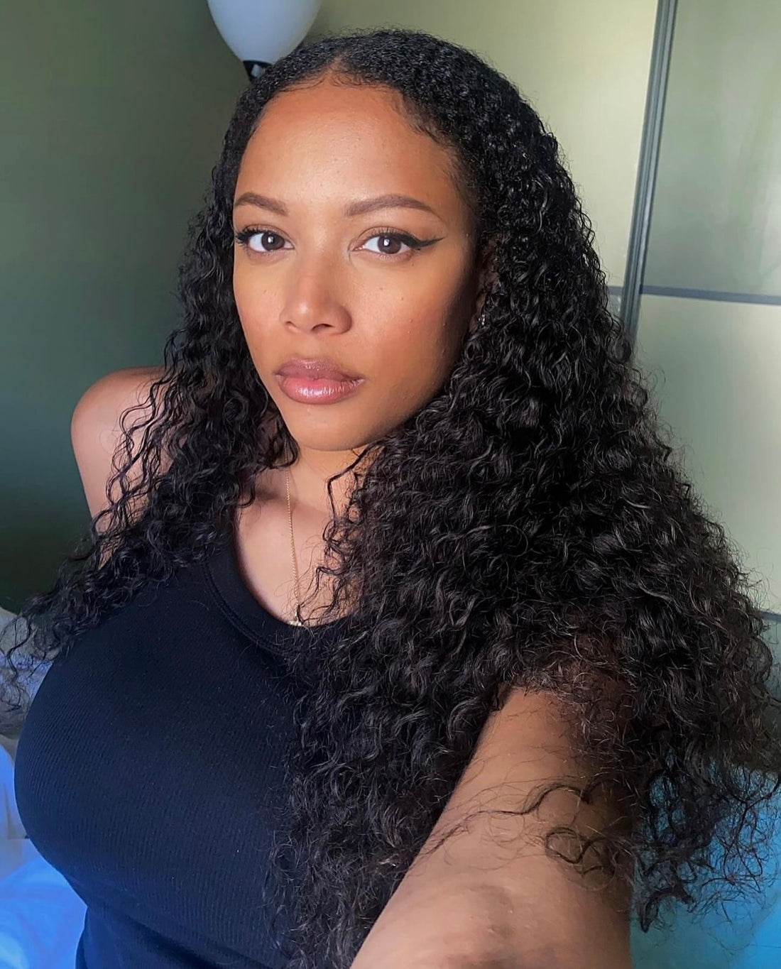 U-part wig Raw Hair Burmese Curl