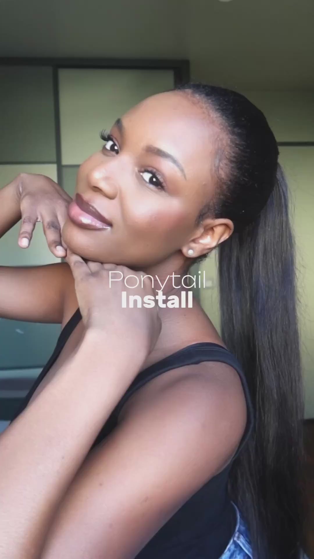 Ponytail Raw Hair Vietnamese Straight